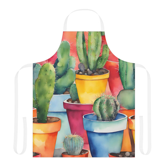 Multi Cacti 3 Adult Apron (AOP)