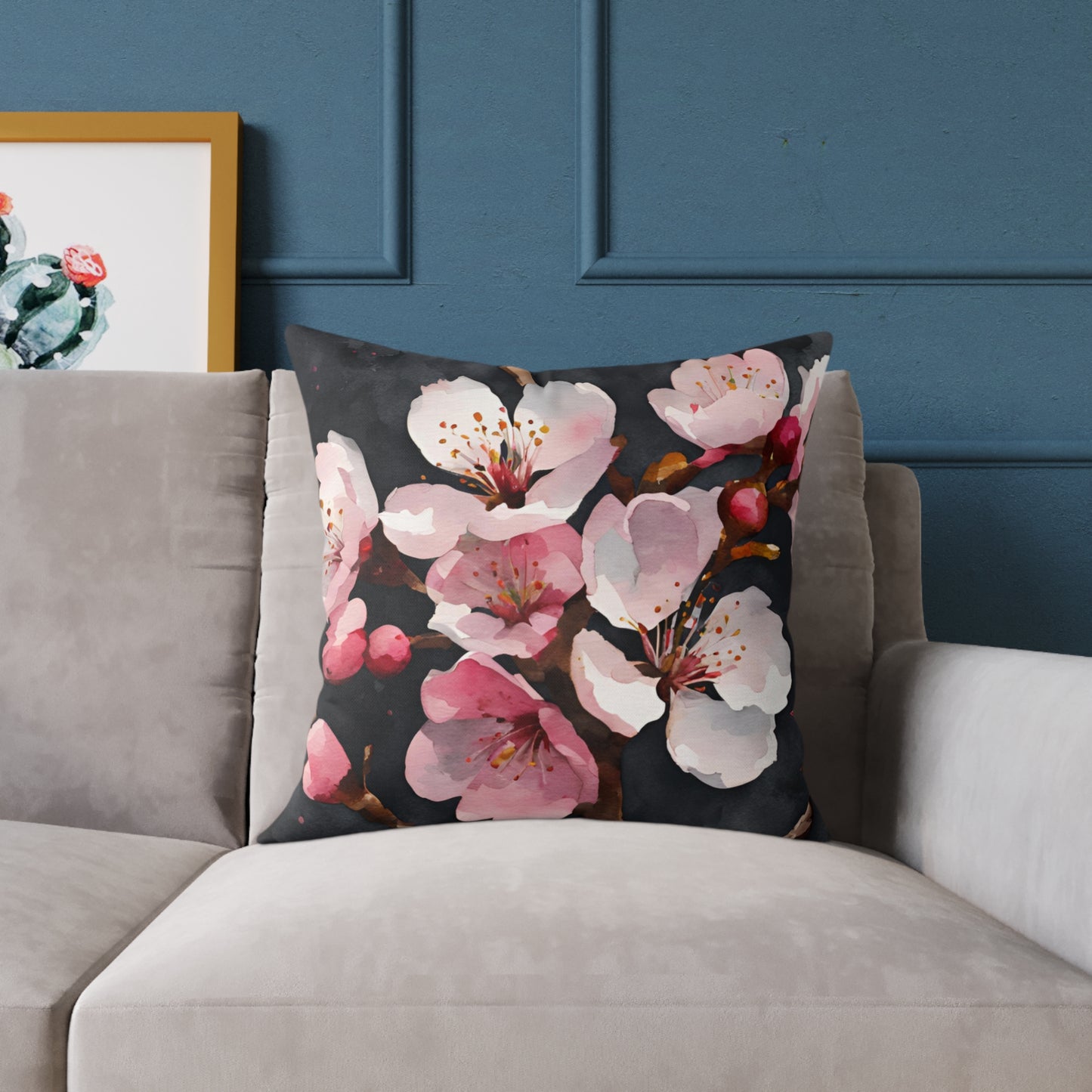 Cherry Blossom 02 Poly Pillow - Natures Beauty Design