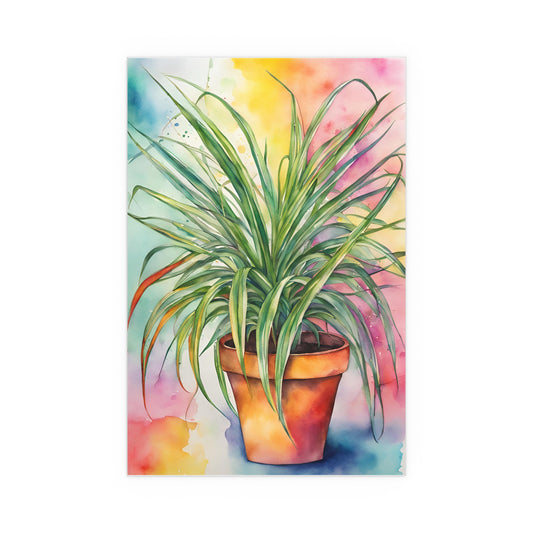 Multicolored Pot Plant 15 Indoor and Outdoor Silk Poster