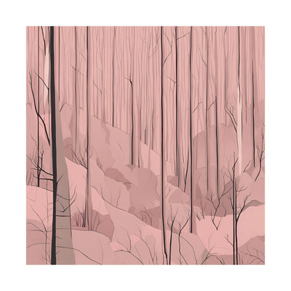 Lonely Forest Pink 20 Matte Square Posters