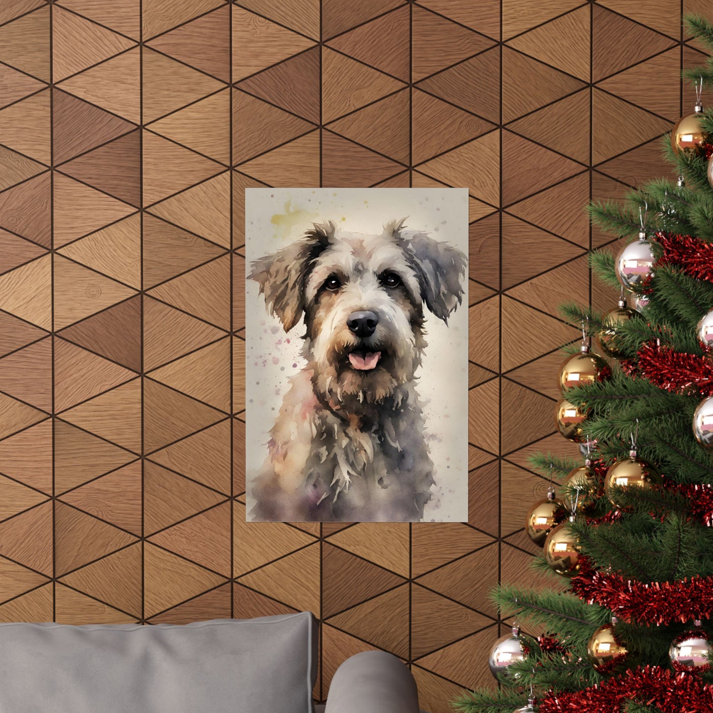 Dogs Bertie Gorgeous Scruff 04 Matte Vertical Poster