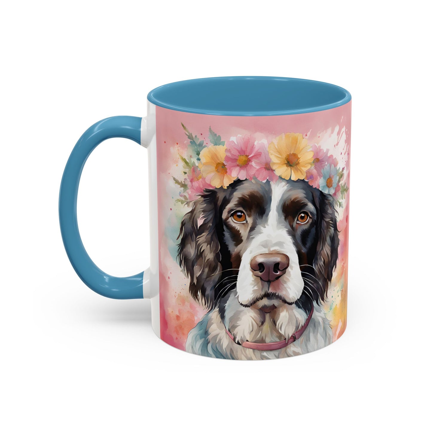 Springer Spaniel 01 Accent Coffee Mug - Dog Lover Gift