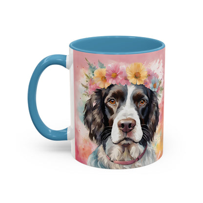 Springer Spaniel 01 Accent Coffee Mug - Dog Lover Gift