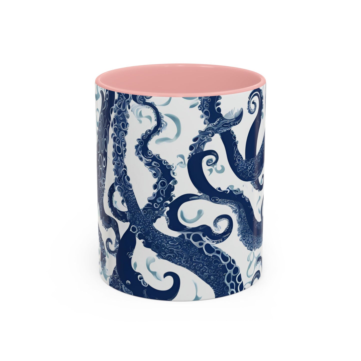 Octopus 1 Accent Coffee Mug (11oz)