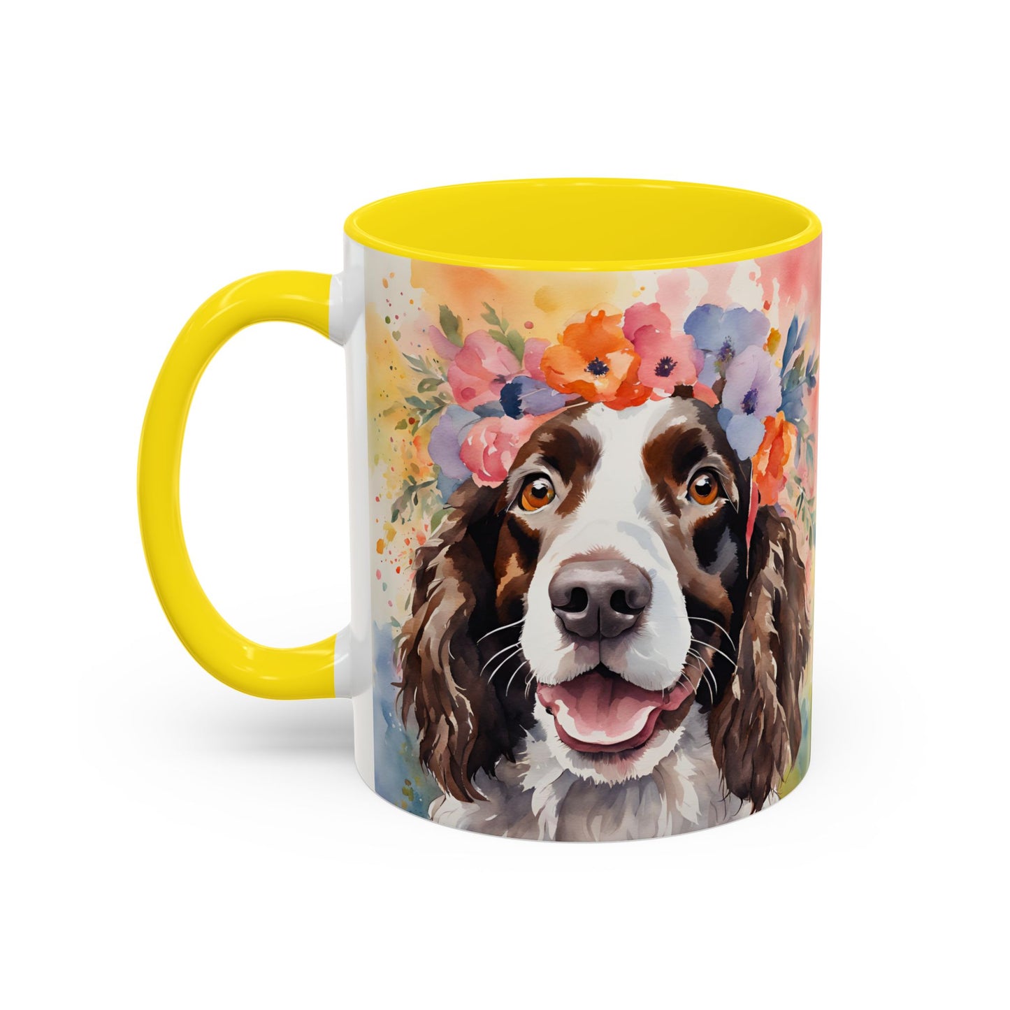 Springer Spaniel 03 Accent Coffee Mug - Dog Lover Gift