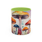 Mushroom 3 Accent Mug 11oz