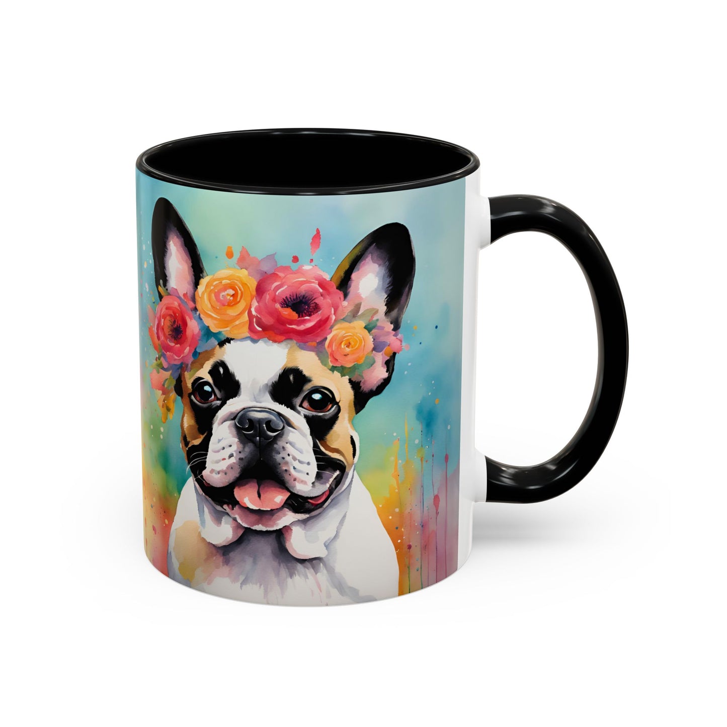 French Bulldog 03 Accent Coffee Mug - Dog Lover Gift