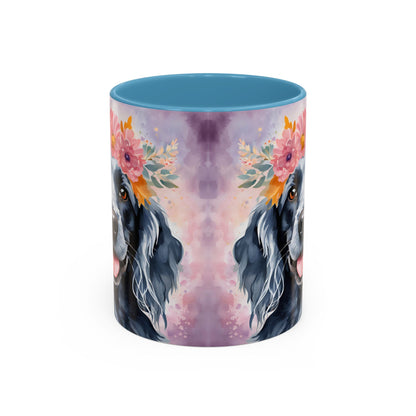 Blue Roan Cocker Spaniel 02 Accent Coffee Mug - Dog Lover Gift