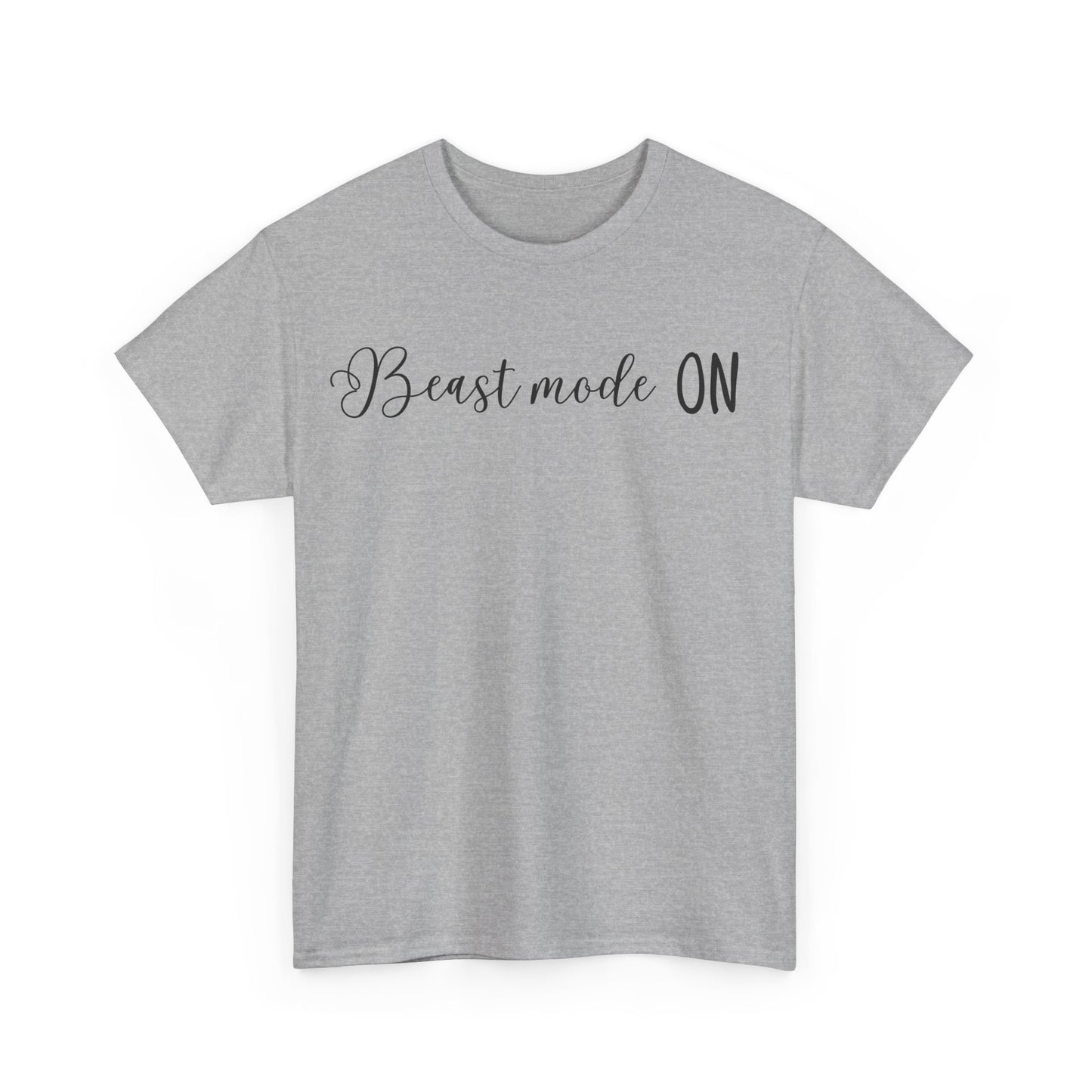 Beast Mode On Unisex Heavy Cotton Tee