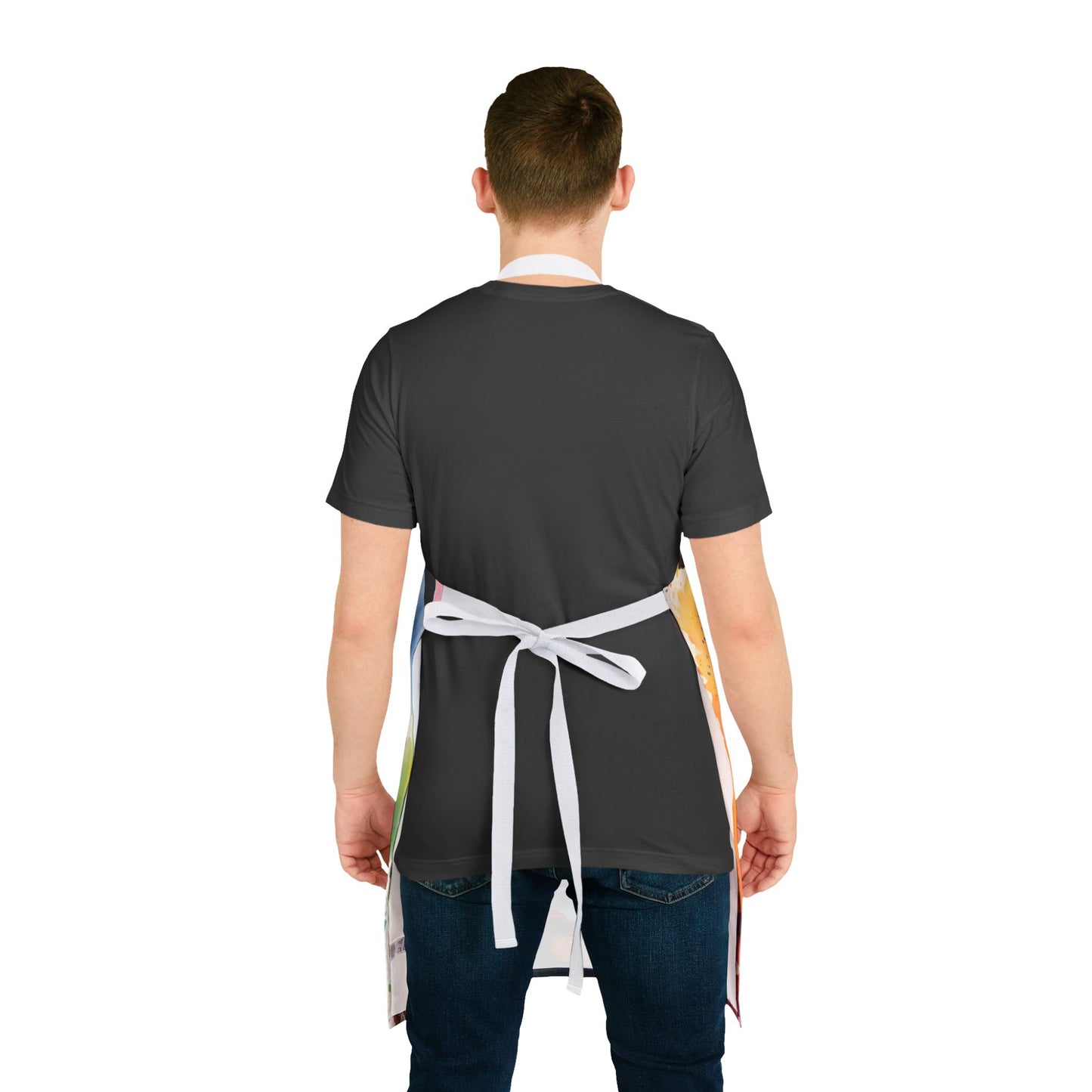 Multicolored Greyhound Adult Apron (AOP)