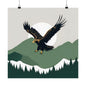 Lone Collection Eagle 20 Matte Square Posters