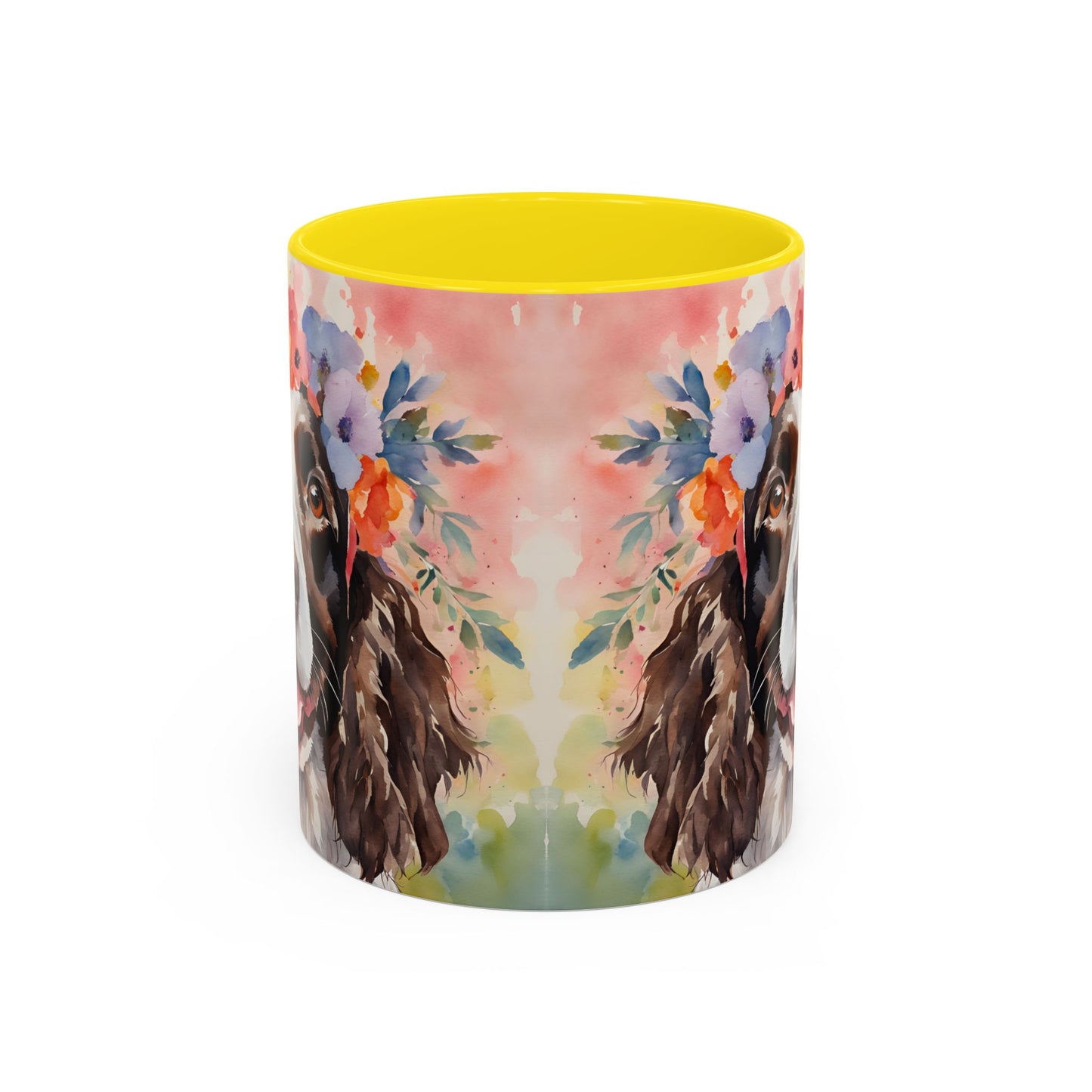 Springer Spaniel 03 Accent Coffee Mug - Dog Lover Gift