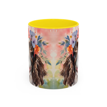 Springer Spaniel 03 Accent Coffee Mug - Dog Lover Gift
