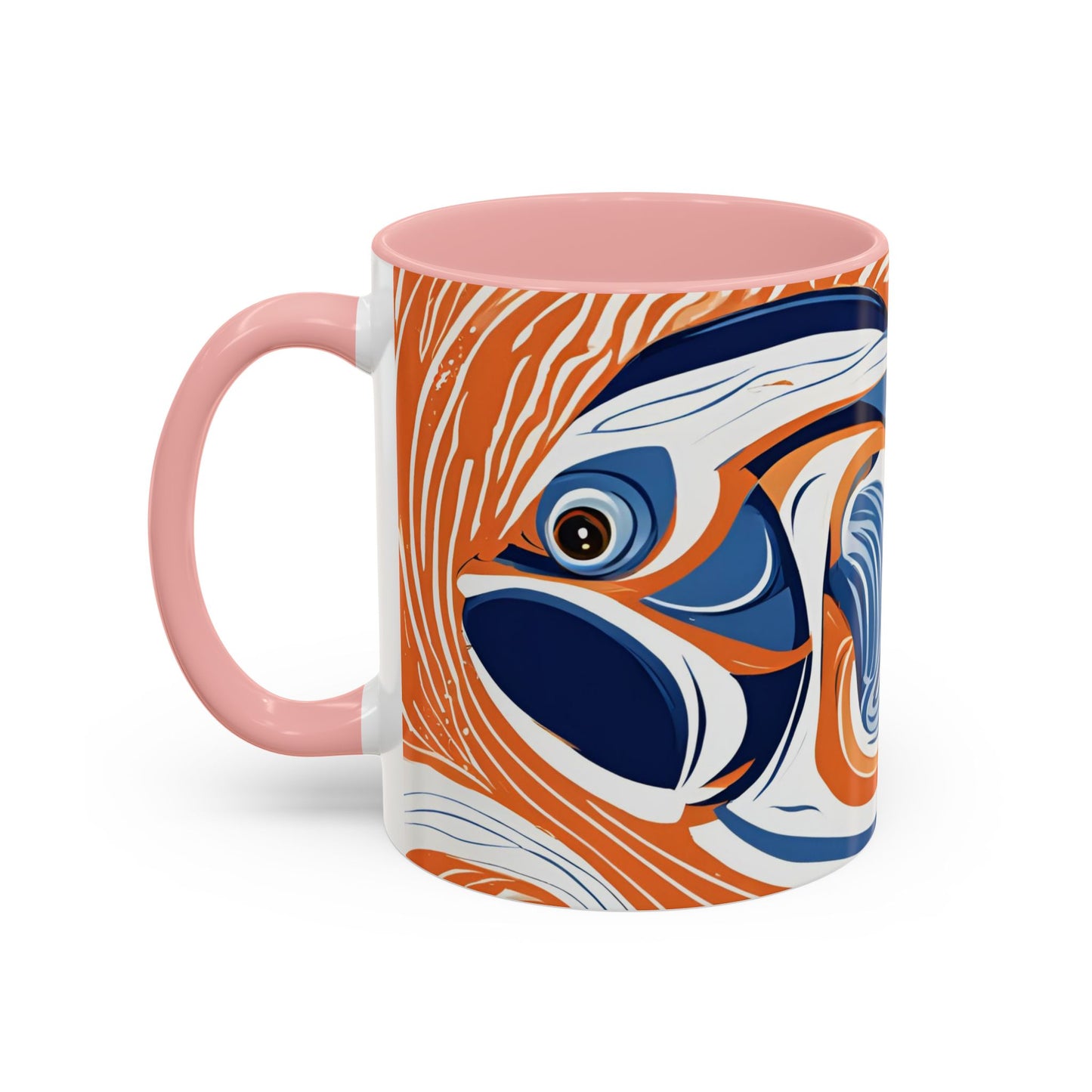 Orange Fish 07 Accent Coffee Mug (11oz)