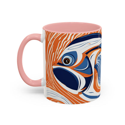 Orange Fish 07 Accent Coffee Mug (11oz)