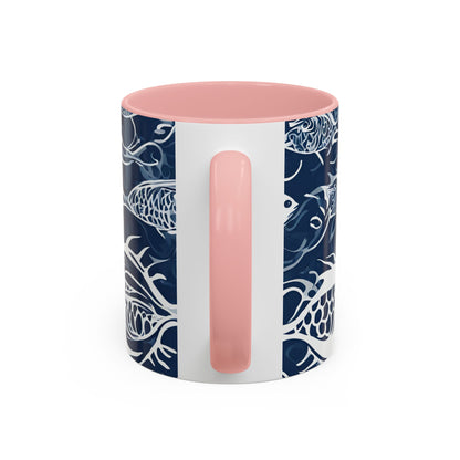 Fish 03 Accent Coffee Mug (11oz)