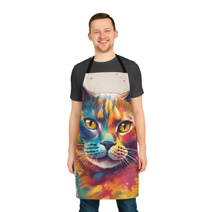 Multi pussycat Adult Apron (AOP)
