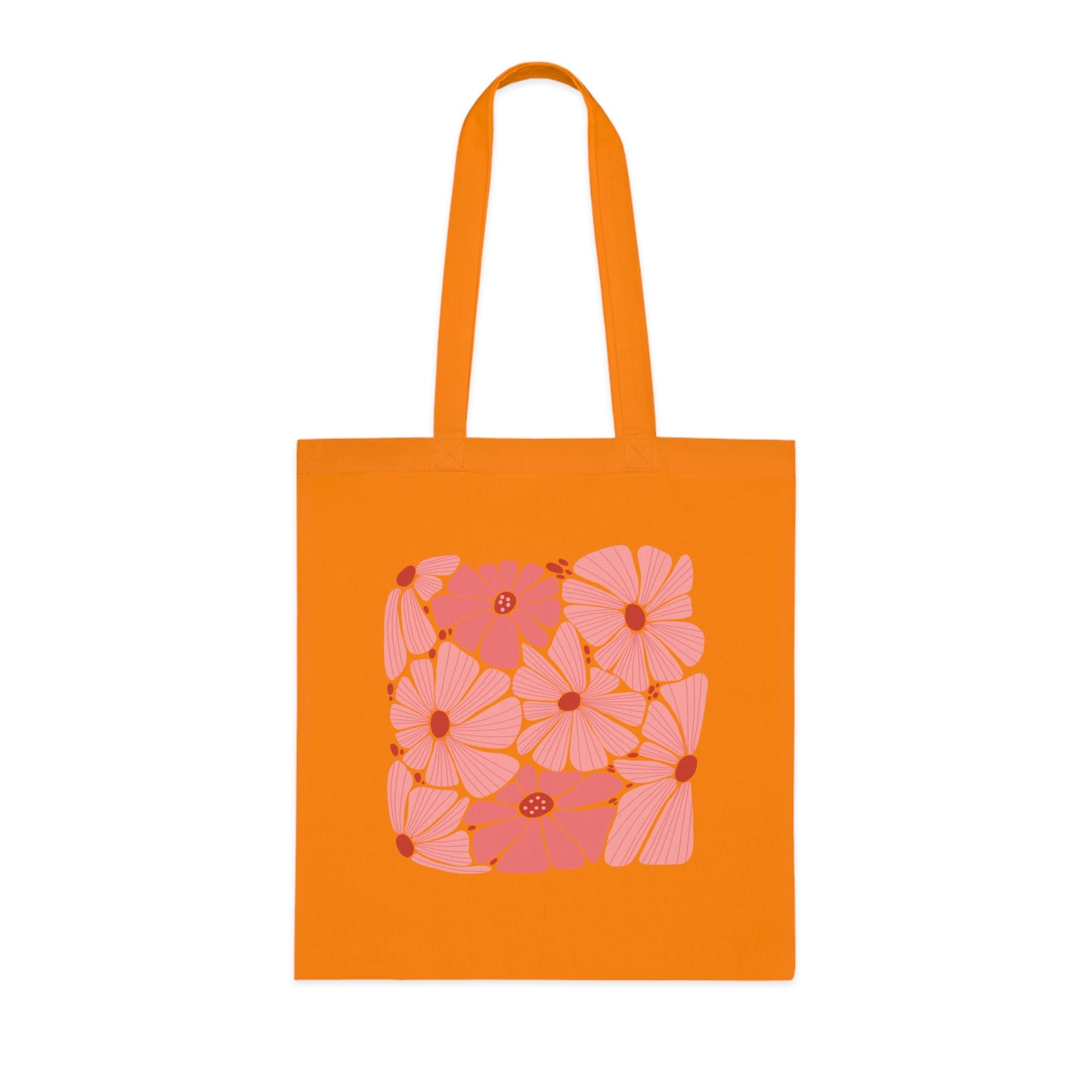 Abstract flowers 20 Cotton Tote