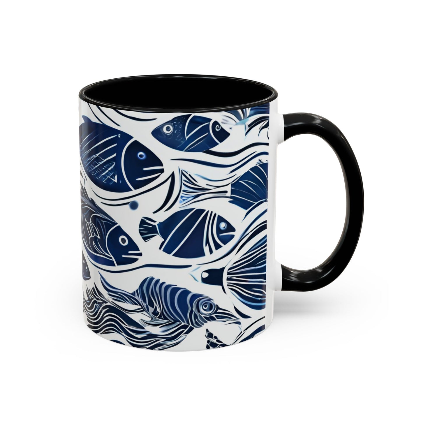 Fish 11 Accent Coffee Mug (11oz)