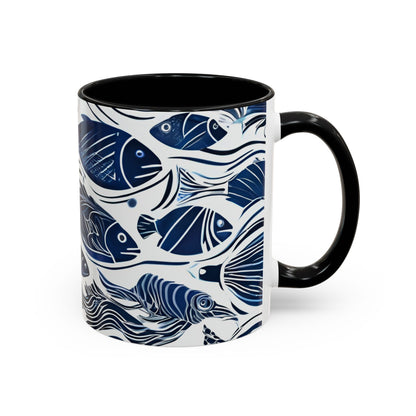 Fish 11 Accent Coffee Mug (11oz)