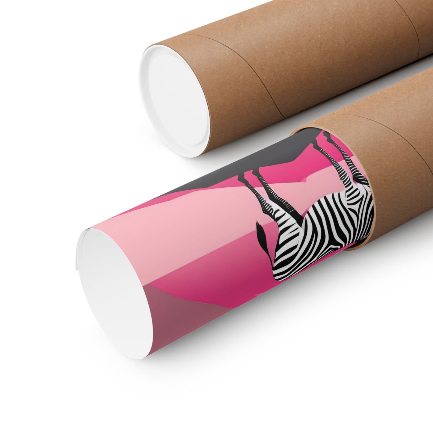 Lone Collection Zebra 6 Matte Square Posters