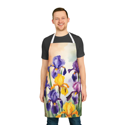 Irises 04 Apron 5-Color Straps