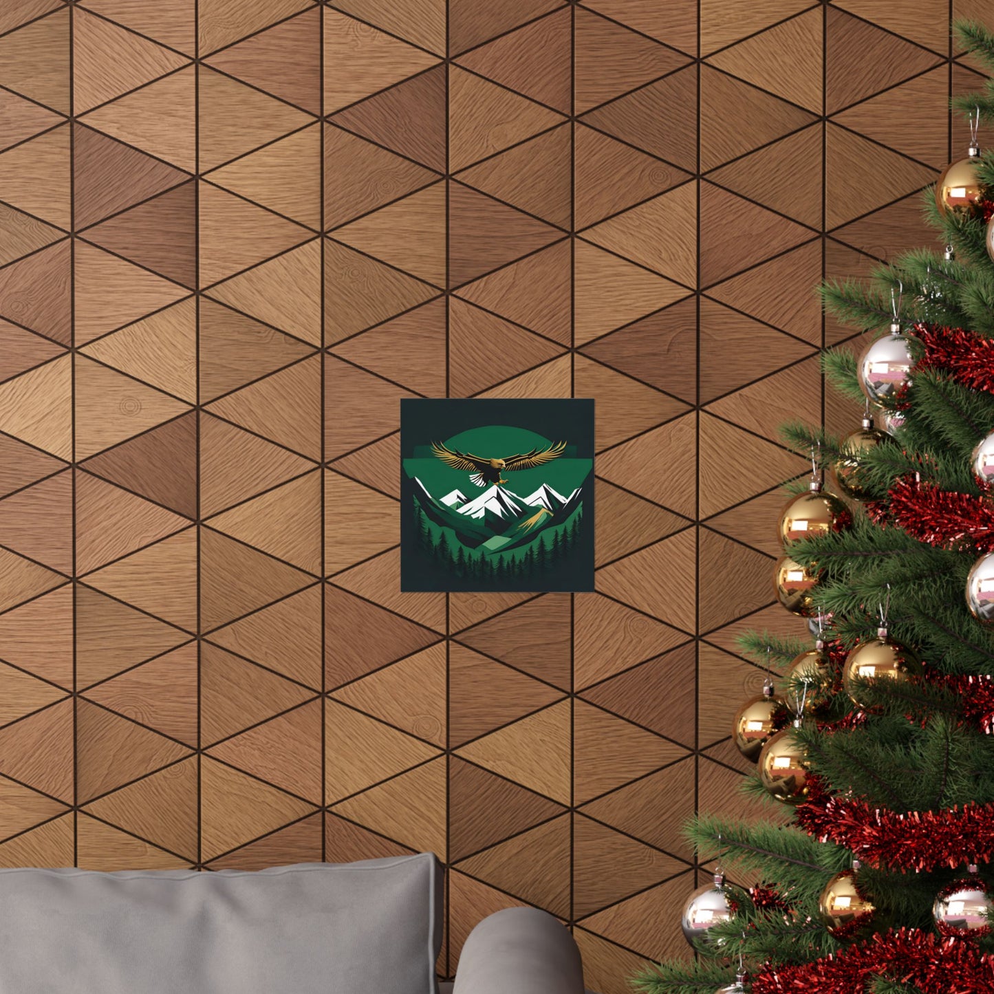 Lone Collection Eagle 3 Matte Square Posters