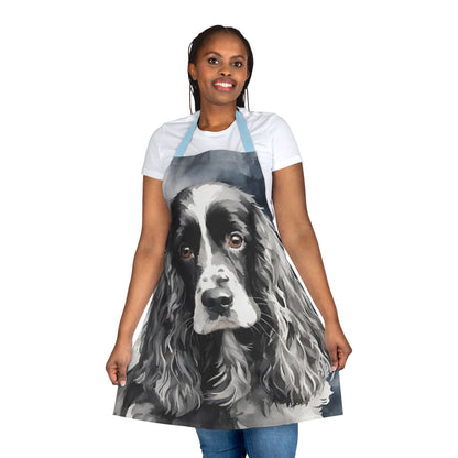 Blue Roan Cocker Spaniel Adult Apron (AOP)