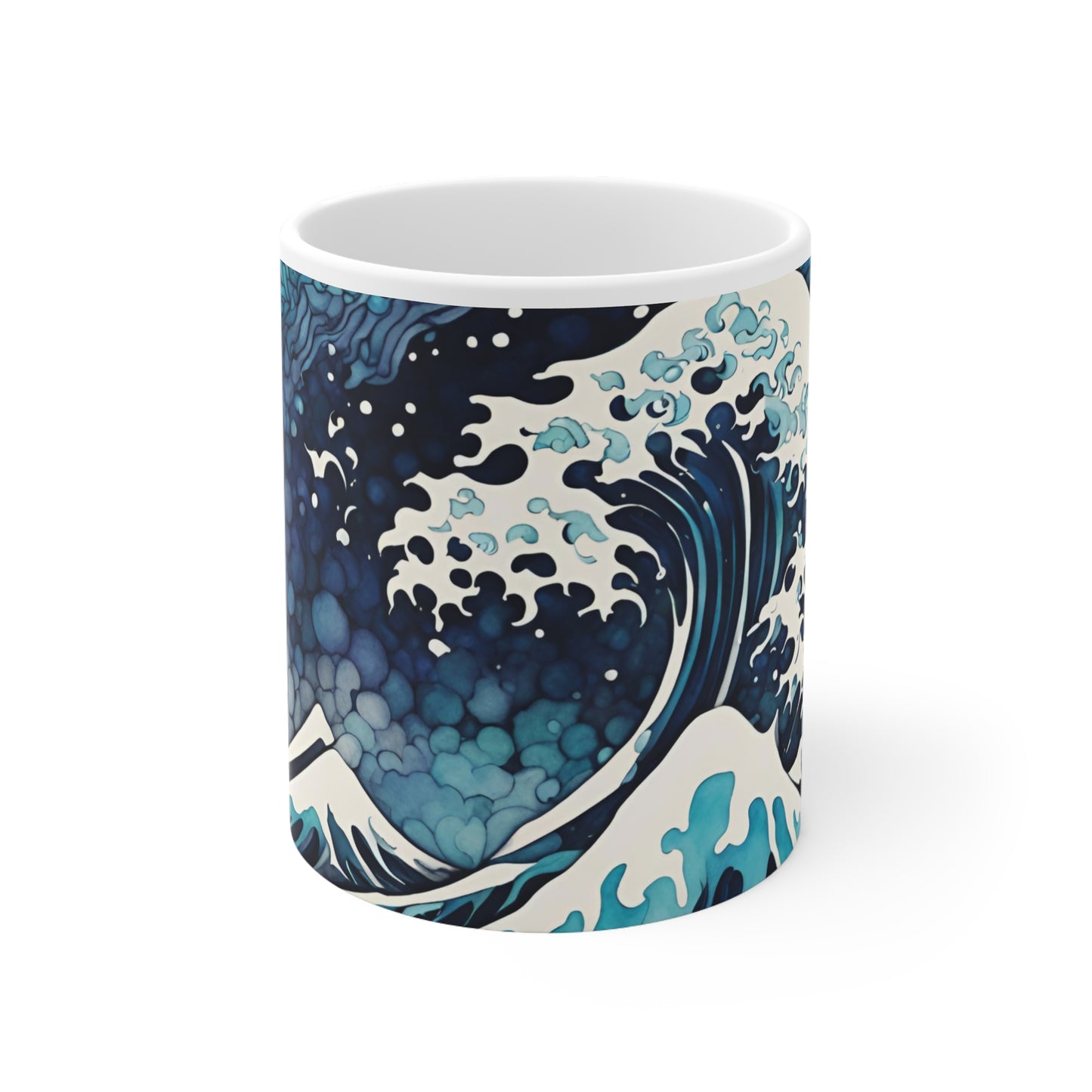 Japanese Waves 01 Mug - Nature's Beauty Collection