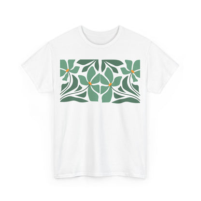 More Abstract Flowers 43 Unisex Heavy Cotton Tee