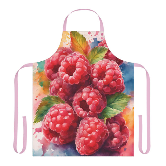 Raspberries 03 Apron 5-Color Straps