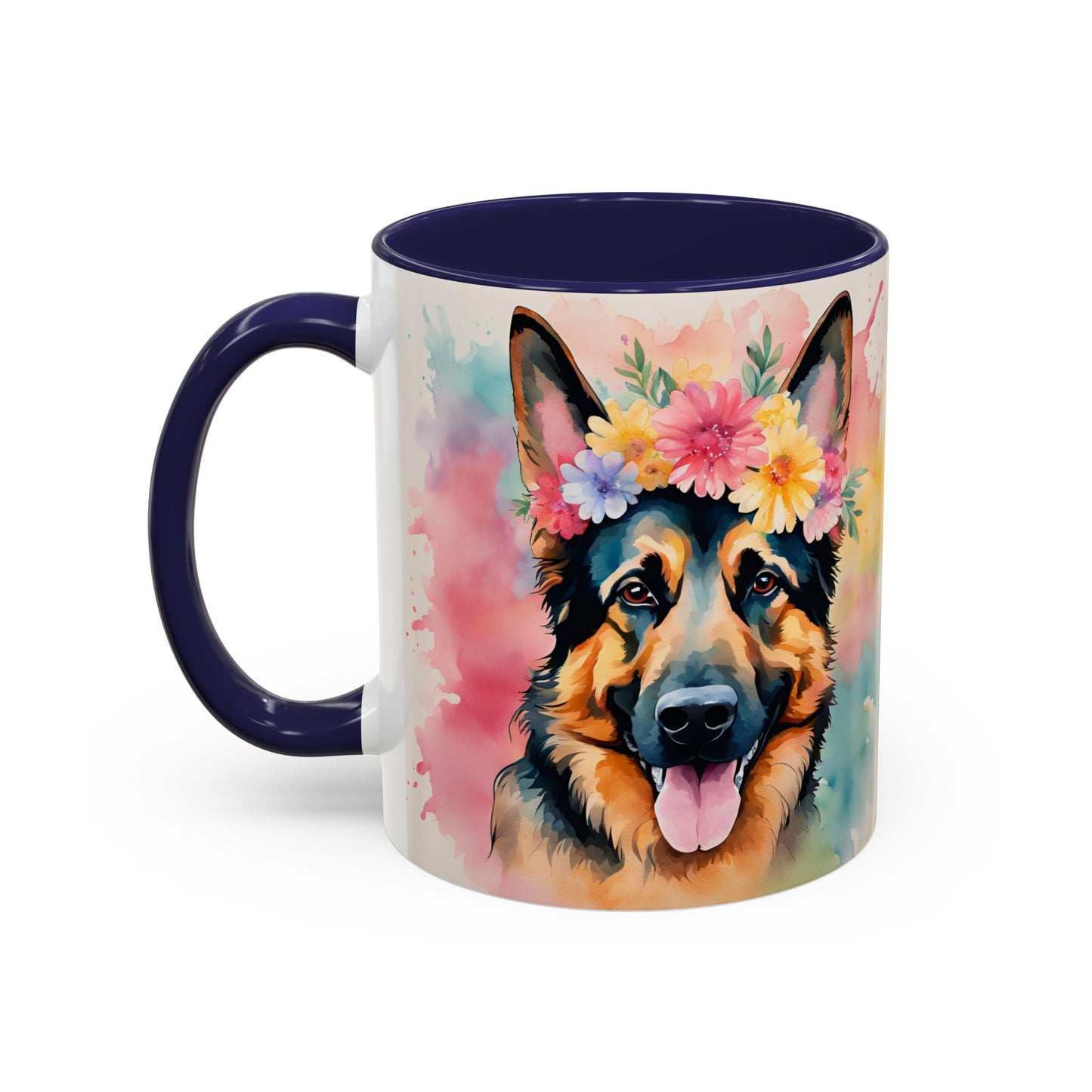 German Shepherd 02 Accent Coffee Mug - Dog Lover Gift
