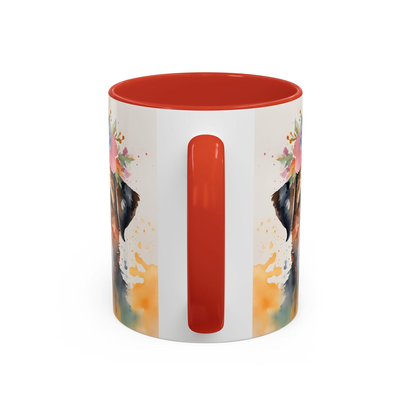Border Terrier 03 Accent Coffee Mug - Dog Lover Gift