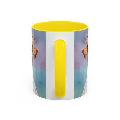 Fox Terrier 02 Accent Coffee Mug - Dog Lover Gift