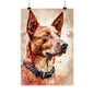 Dogs Australian Red Heeler 01 Matte Vertical Poster