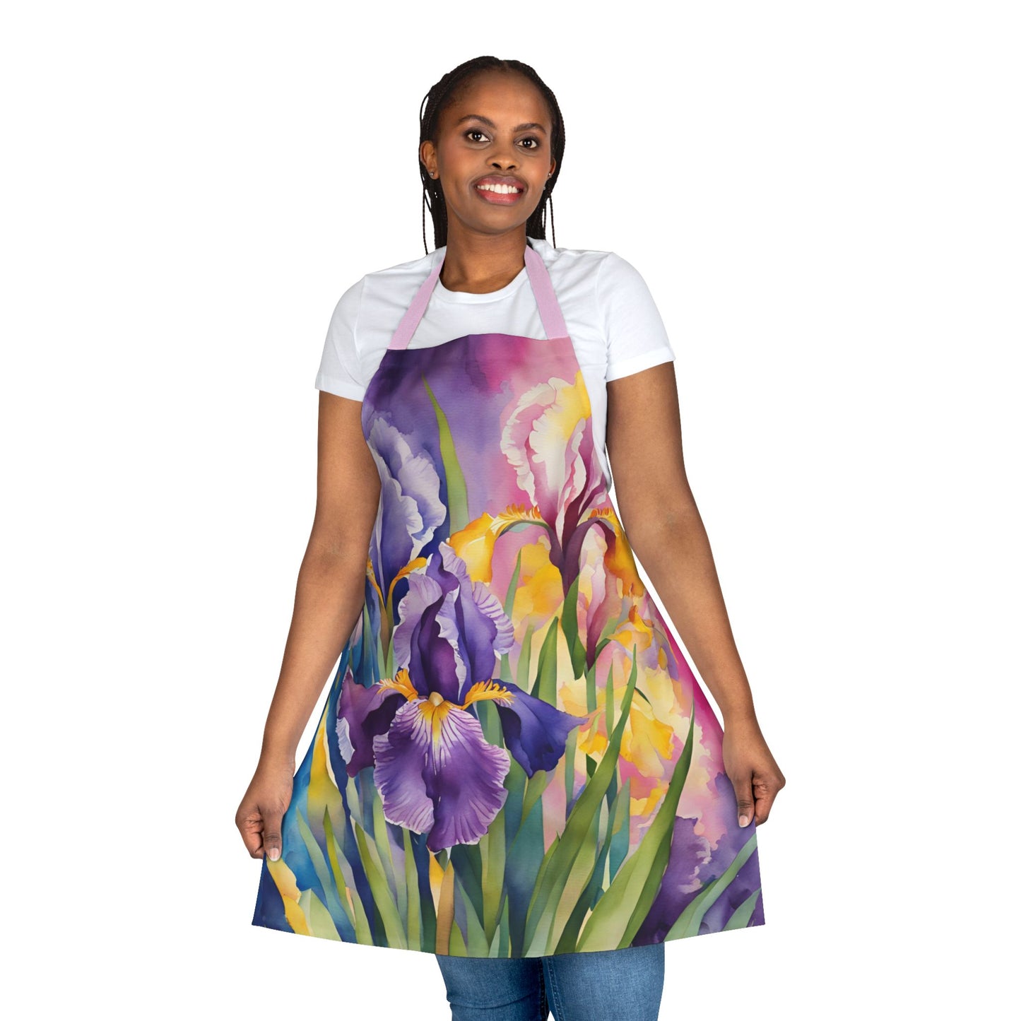 Irises 03 Apron 5-Color Straps