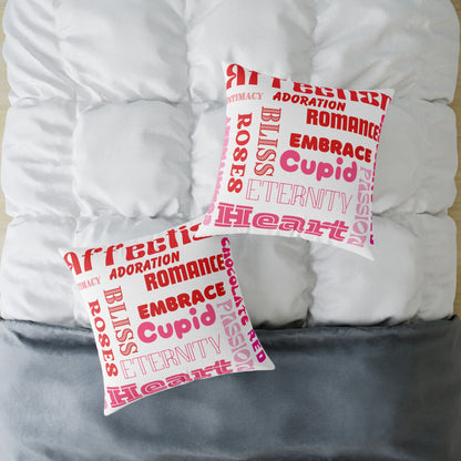 Bliss Words Poly Pillow