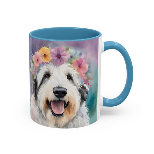 Bearded Collie 04 Accent Coffee Mug - Dog Lover Gift