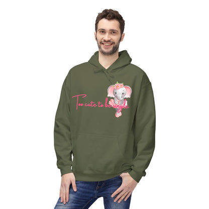 I’m Too Cute To Be Single Unisex Valentines Hoodie