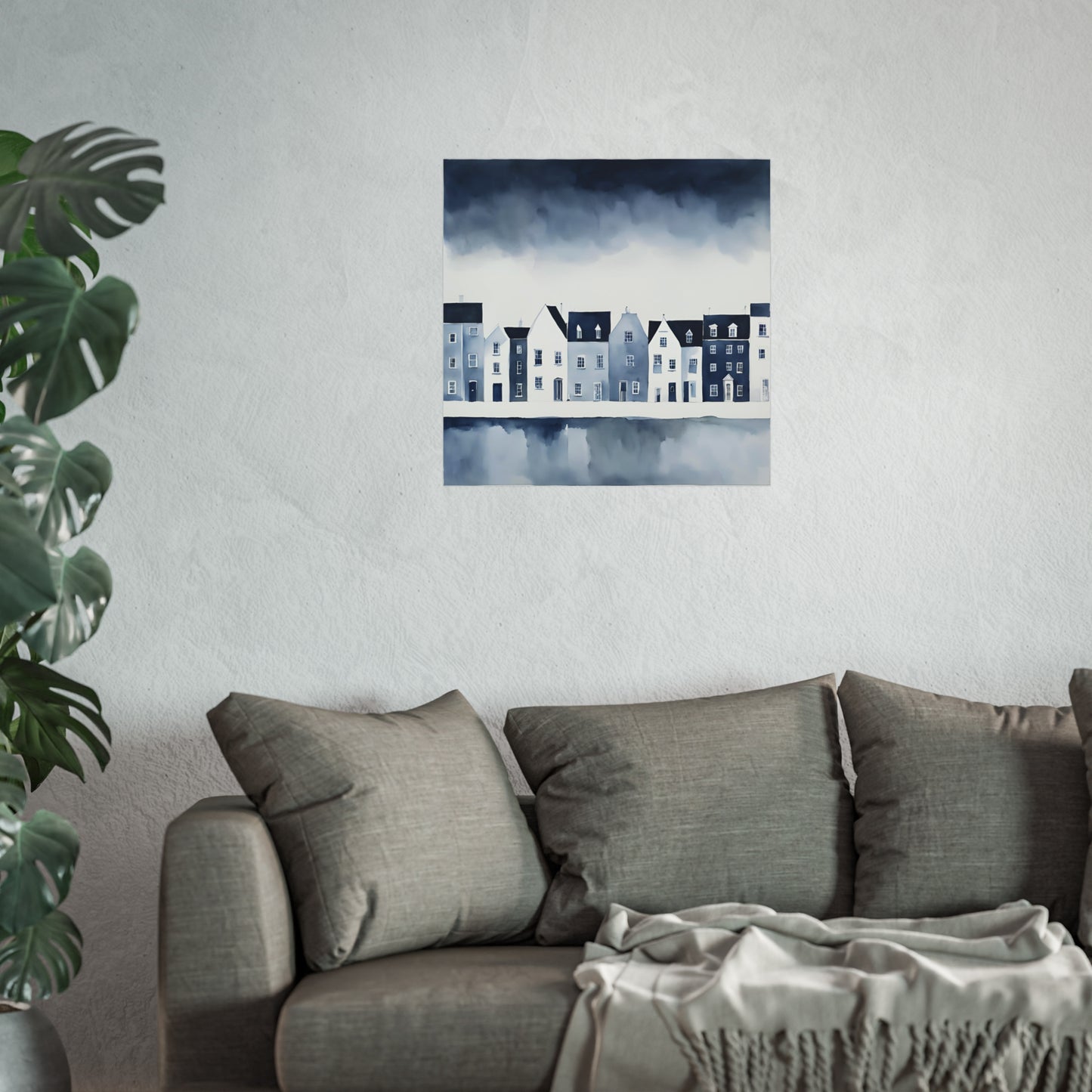Blue Collection 34 Matte Print