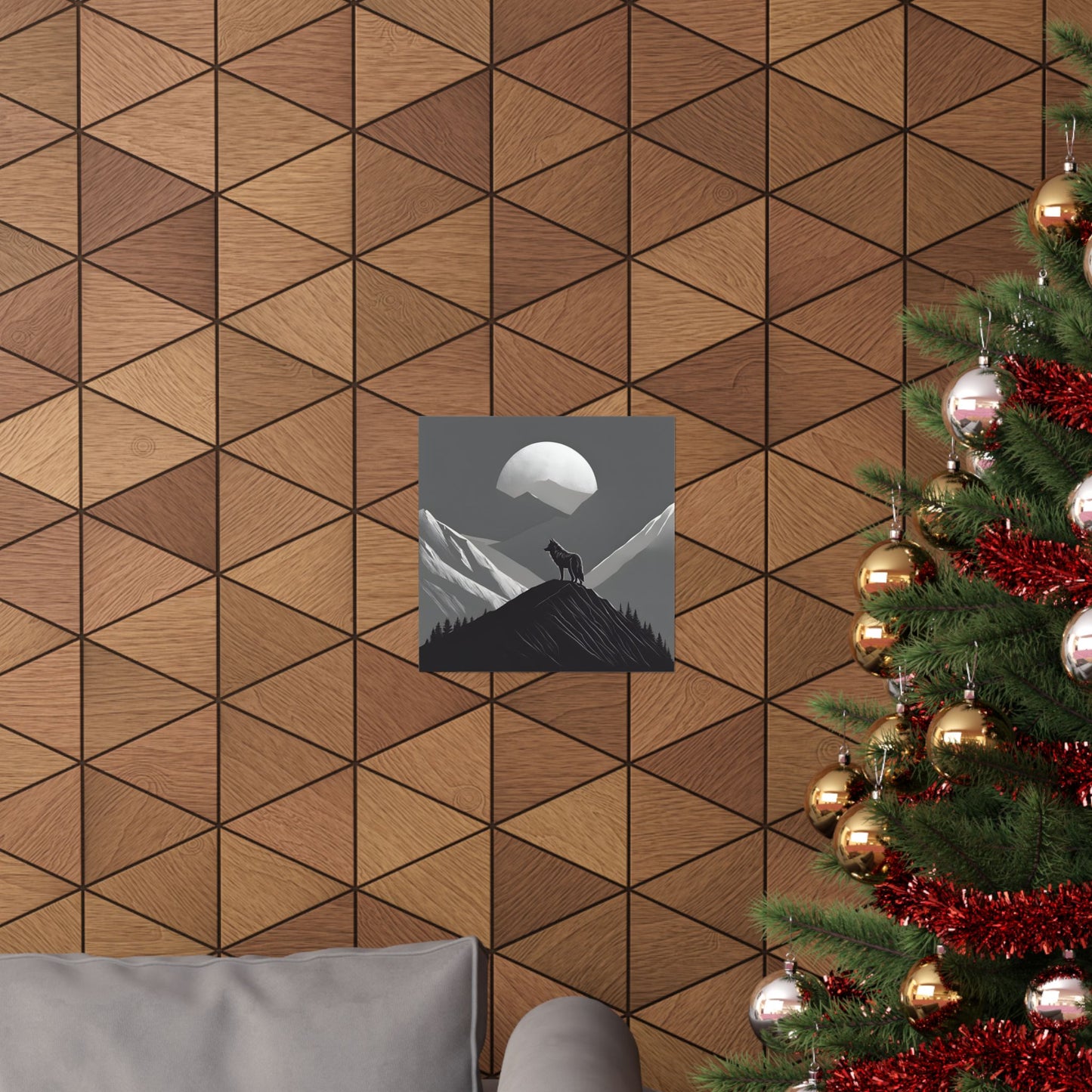 Lone Collection Wolf 9 Matte Square Posters