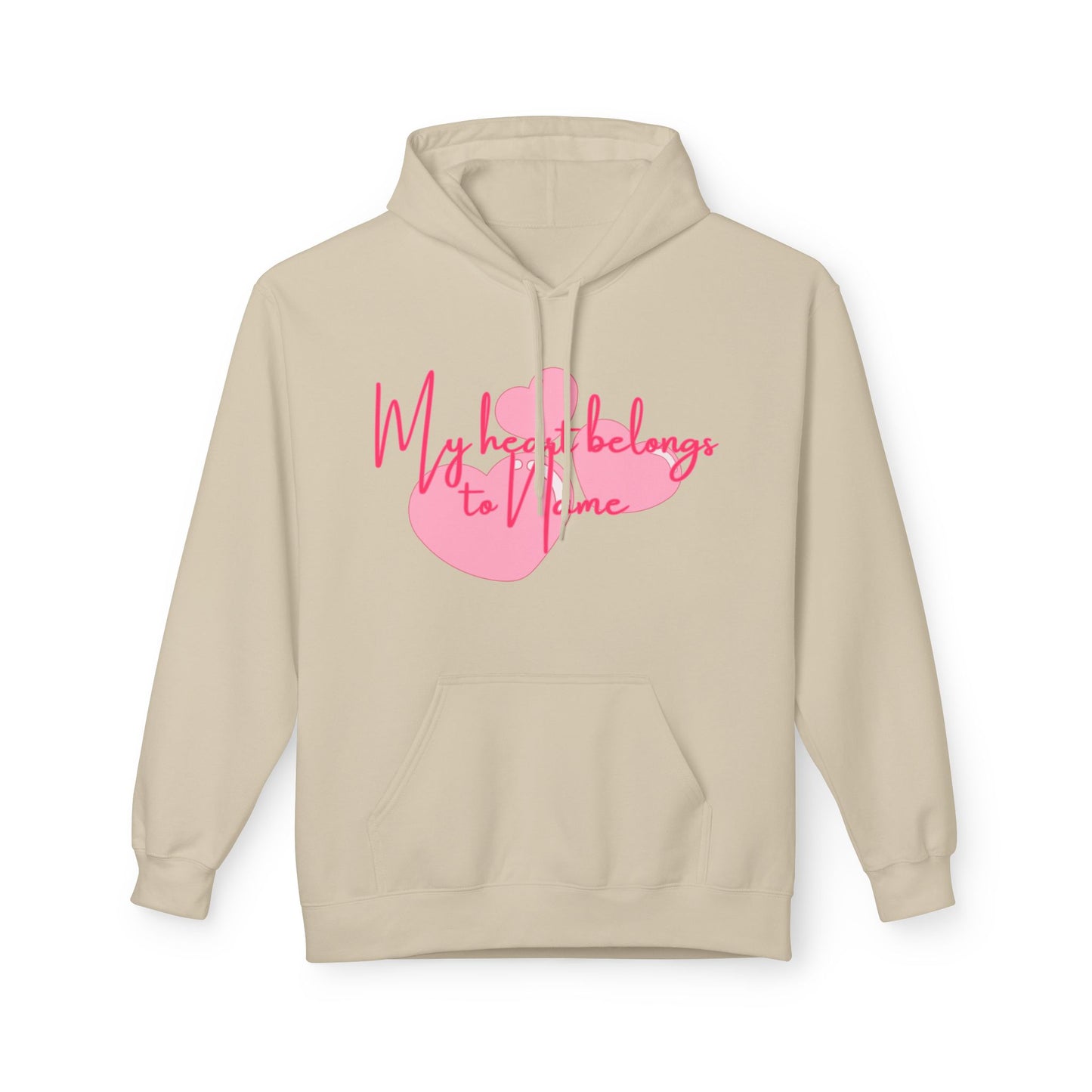 (Personalizable) My Heart Belongs To NAME Unisex Valentines Hoodie