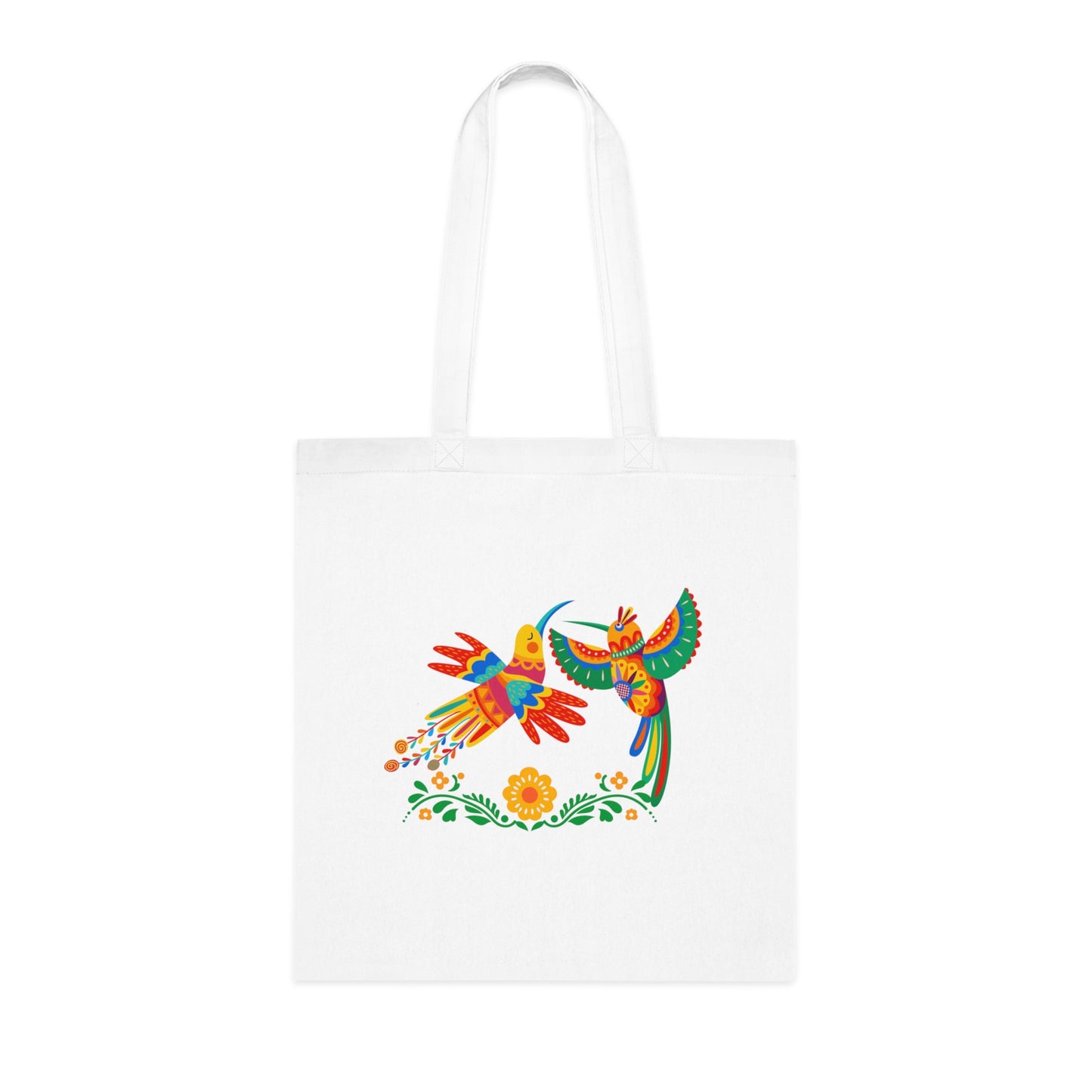 Funky birds 02 Cotton Tote