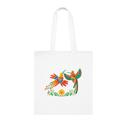 Funky birds 02 Cotton Tote