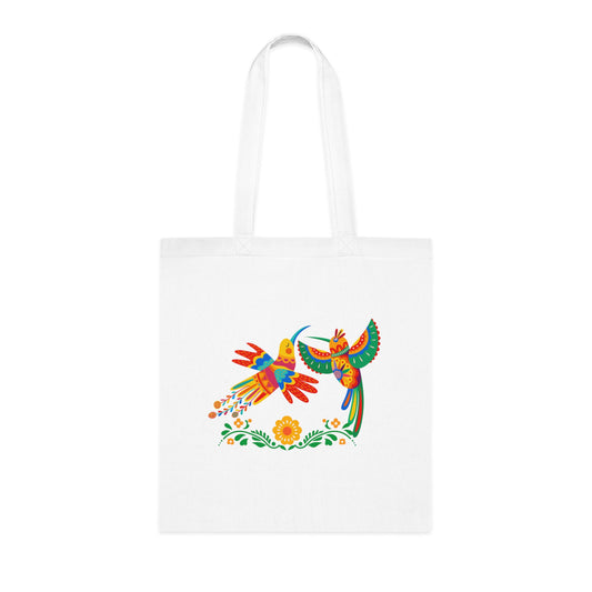 Funky birds 02 Cotton Tote