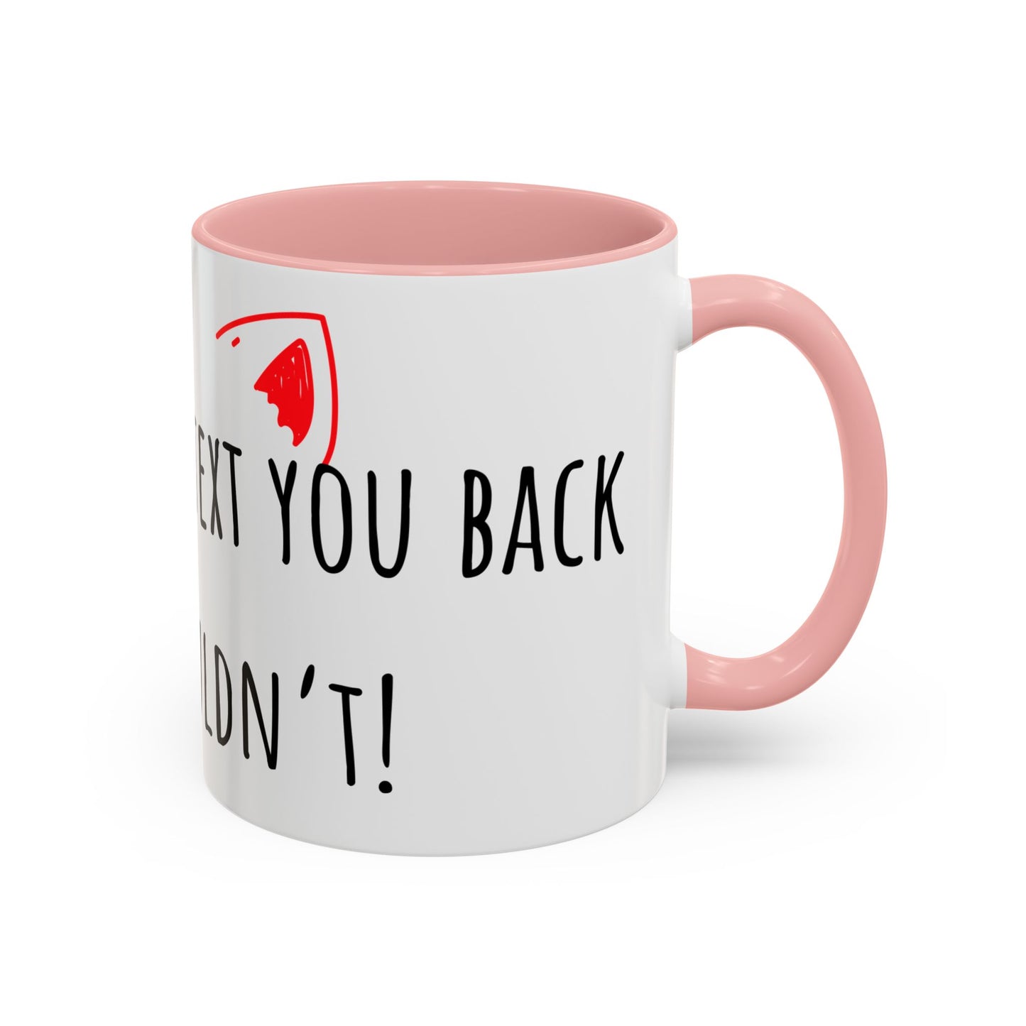 If Cats Could Text 2 Accent Coffee Mug (11oz)