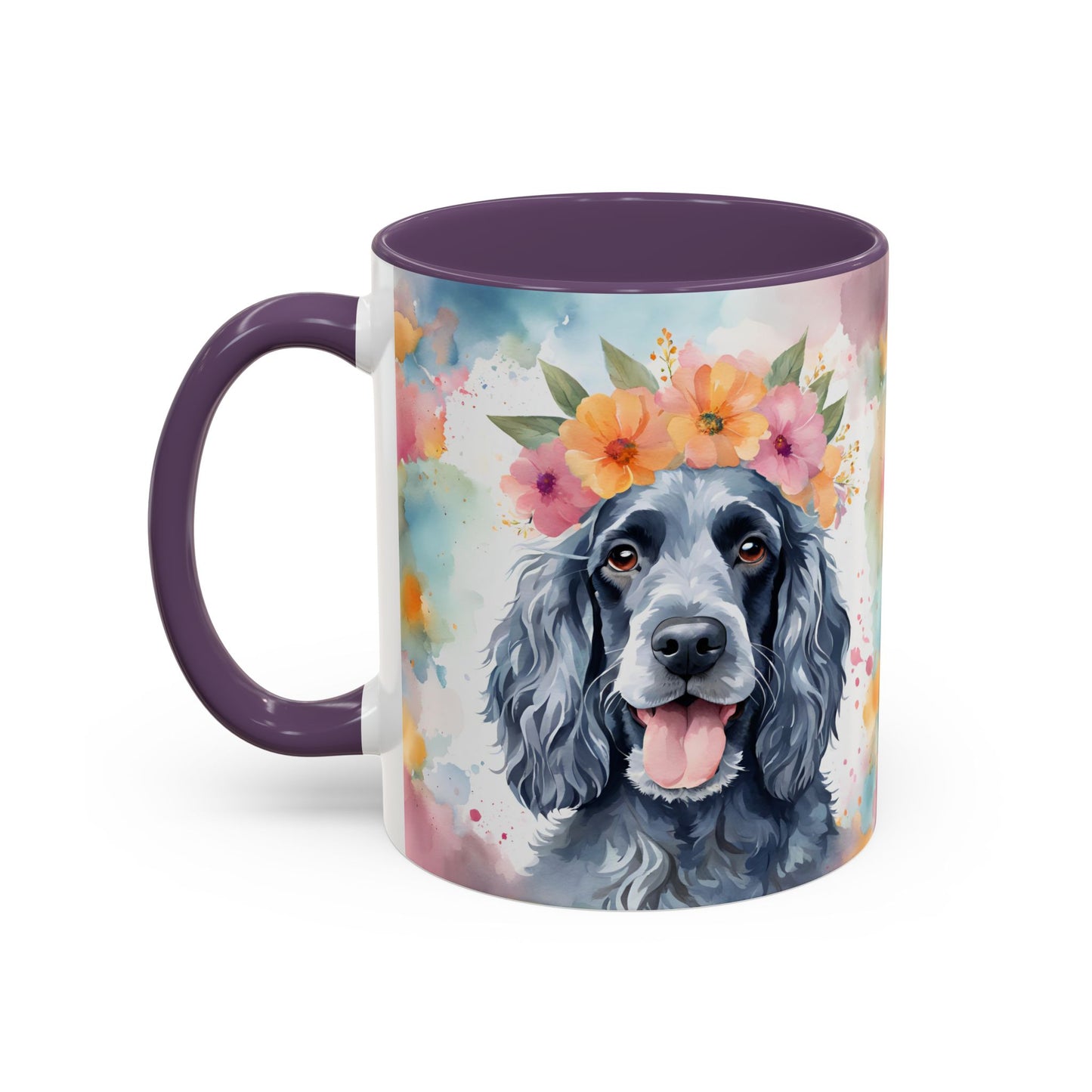 Blue Roan Cocker Spaniel 03 Accent Coffee Mug - Dog Lover Gift