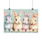 Nursery Bunnies 5 Matte Horizontal Posters