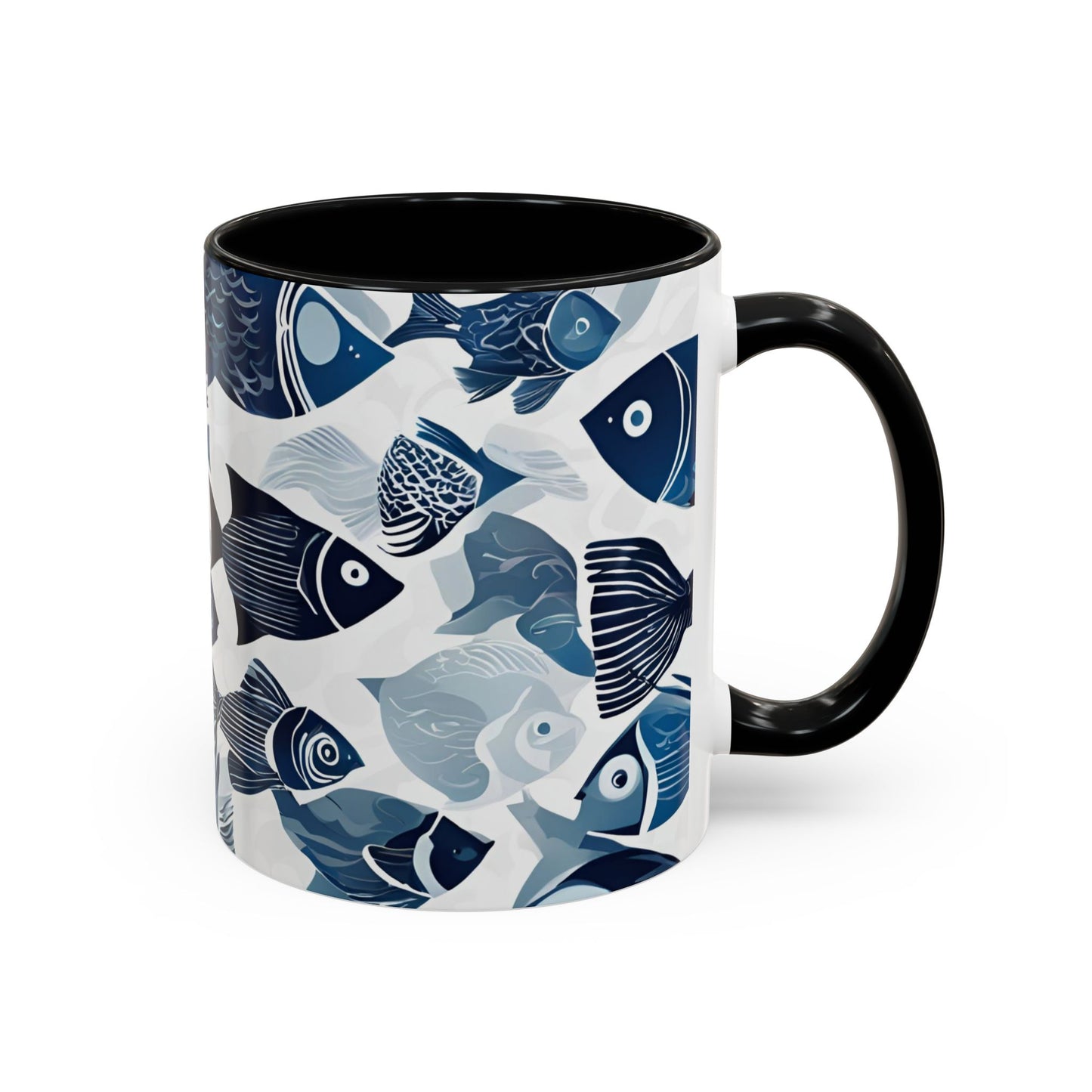 Fish 12 Accent Coffee Mug (11oz)