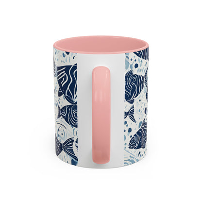Fish 01 Accent Coffee Mug (11oz)